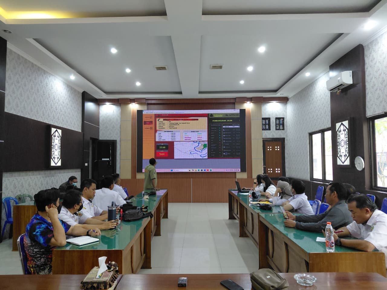 Dinas PUPR Katingan Bahas Dashboard Prioritas Penanganan Jalan Berbasis Data